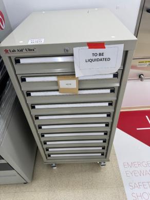 Sakura Lab Aid Ultra Multi-drawer Mobile Laboratory Storage Cabinet-cover