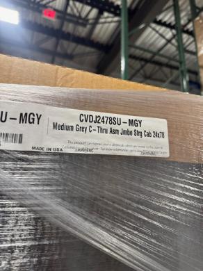 Medium Grey Metal Laboratory Storage Cabinet CVDJ2478SU-MGY 24x78 inches-cover