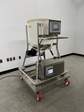 Allen-Bradley 100L Stainless Steel Mobile Mixer Tank with Dual Digital Controls