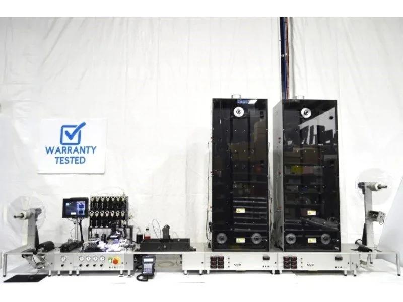 BioDot RR120 Modular Web Handling System with BioJet/AirJet Dispensing & Inline Vision