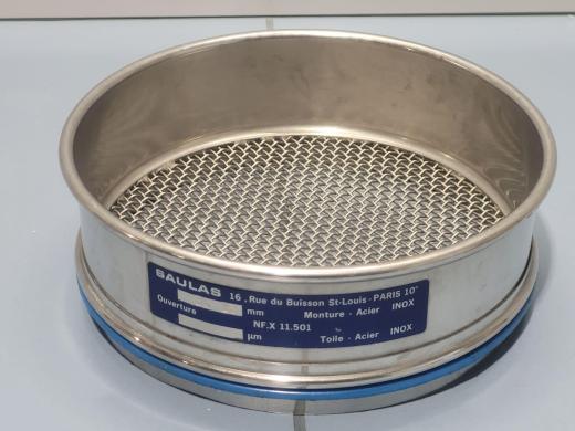 SAULAS 200x50mm Stainless Steel Test Sieve - 3.15mm-cover