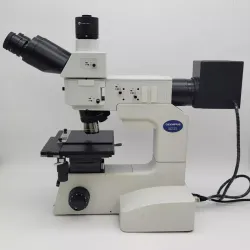 Olympus MX51 Metallurgical Microscope with Trinocular Head for Semiconductor Inspection, 2 of 7
