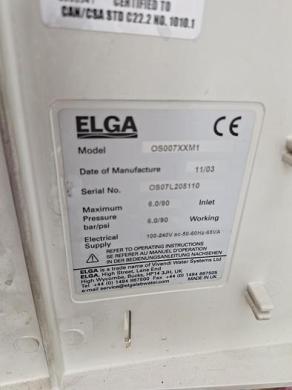 Elga Purelab Option Water Purification System with 40l Tank-cover