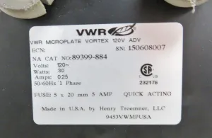 VWR Plate Vortexer Digital Microplate Mixer for 96- and 384-Well Plates, 12 of 14