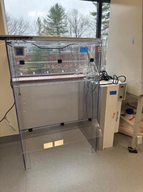 Terra Universal 3-foot Biological Safety Enclosure with Whisper Flow Filter-cover