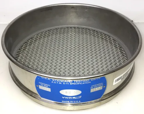 VWR Stainless Steel Sieve Kit - 8" Diameter, Set of 4, ASTM E-11 Compliant