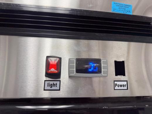 Atosa MCF8707 Double Door Laboratory Refrigerator with Glass Doors and Adjustable Shelving-cover