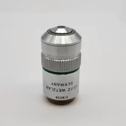 Leitz PL Fluotar 25x W Water Immersion Fluorescence Microscope Objective 518038, 2 of 3