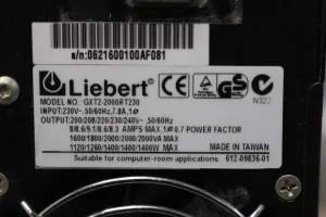 Liebert GXT2-2000RT120 UPS, 2 of 2