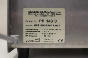 Bandelin Sonorex PR 140 C Pipette Cleaner, 2 of 4