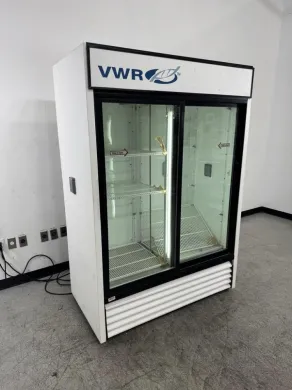 VWR GDM-47 Laboratory Double Door Glass Refrigerator for Scientific Storage