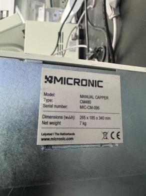 Micronic Univo Manual Capper for Precision Sample Tube Sealing-cover