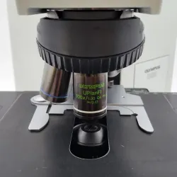 Olympus BX50 Research Microscope with Phase Contrast and Fluorite Objectives, 5 of 6