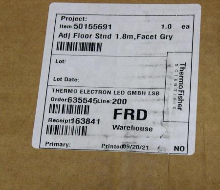 Thermo Fisher Scientific 50155691 Adjustable Steel Floor Stand 1.8m for Lab Hoods-cover