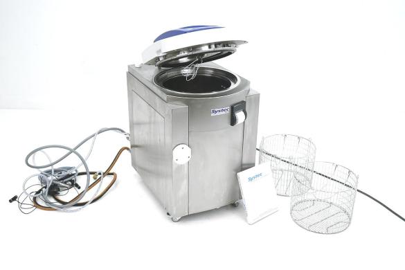 Systec VX-75 Laboratory Steam Sterilizer Autoclave, 75 L, Vacuum, Rapid Cooling, Exhaust Filtration, 2013