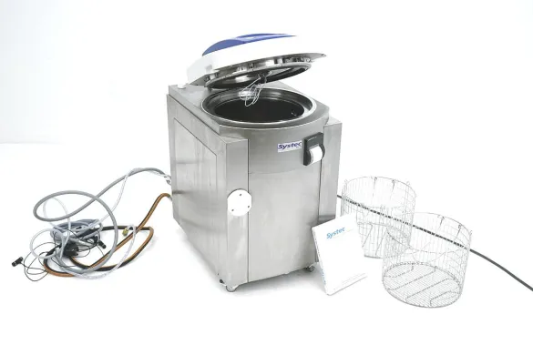 Systec VX-75 Laboratory Steam Sterilizer Autoclave, 75 L, Vacuum, Rapid Cooling, Exhaust Filtration, 2013