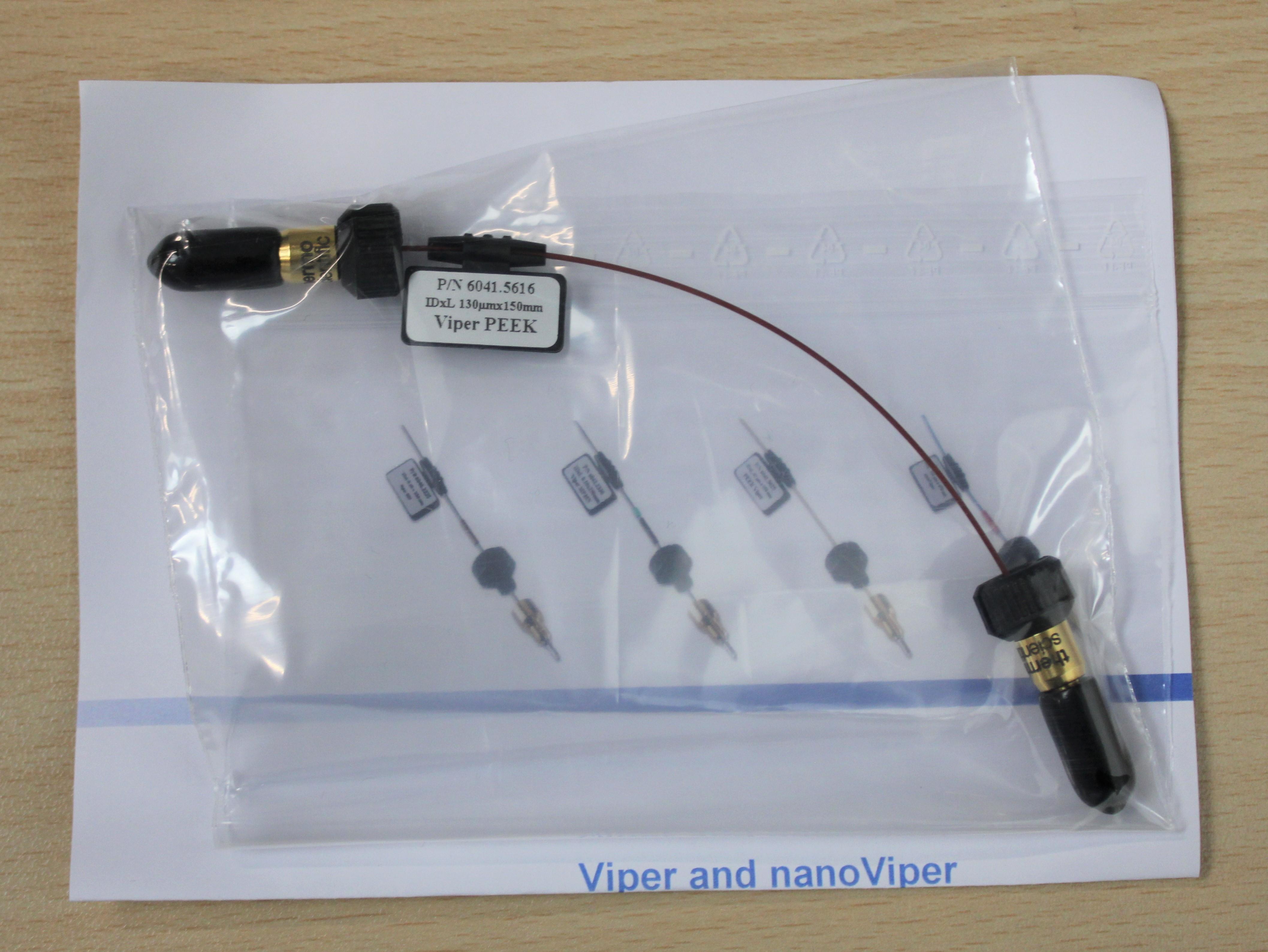 Thermo Viper Fingertight Fitting Systems PEEK 345 bar HPLC UHPLC Turn-Key