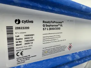 Cytiva ReadyToProcess 57L Q Sepharose XL Pre-packed Ion Exchange Chromatography Column, 3 of 4
