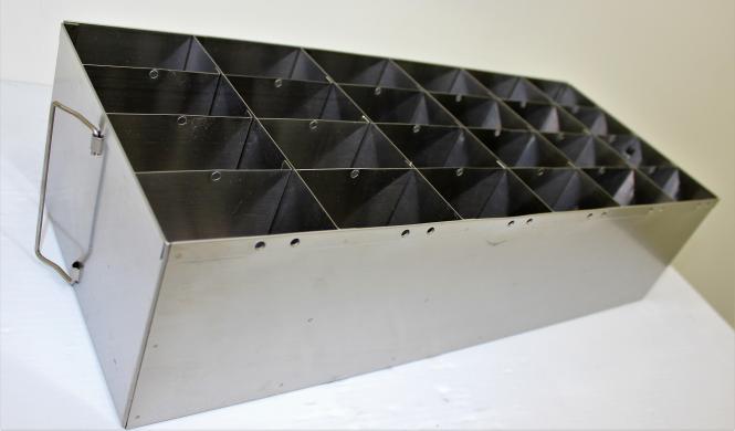 VWR CryoPro Upright ULT 6x4 Stainless Steel Freezer Rack for 24 Microtiter Plates-cover