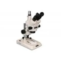 Meiji EMZ-5TR Trinocular Zoom Stereo Microscope with PLS-1 LED Pole Stand and MA502 Eyepieces, 3 of 6