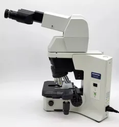 Olympus BX45 Microscope with Tilting Telescoping Binocular Head and Plan Objectives, 2 of 6