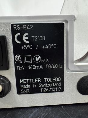 Mettler Toledo RS-P42 Analytical Balance Printer for Laboratory Use-cover