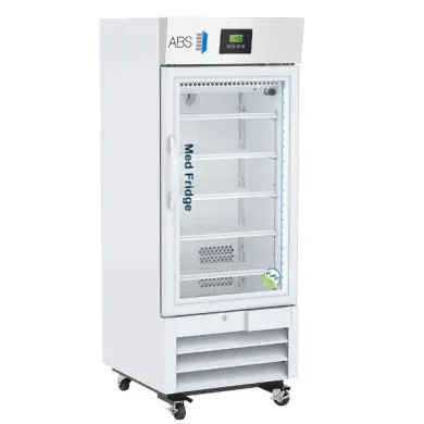 American Biotech Supply 12 Cu Ft Pharmacy Glass Door Refrigerator PH-ABT-NSF-12G