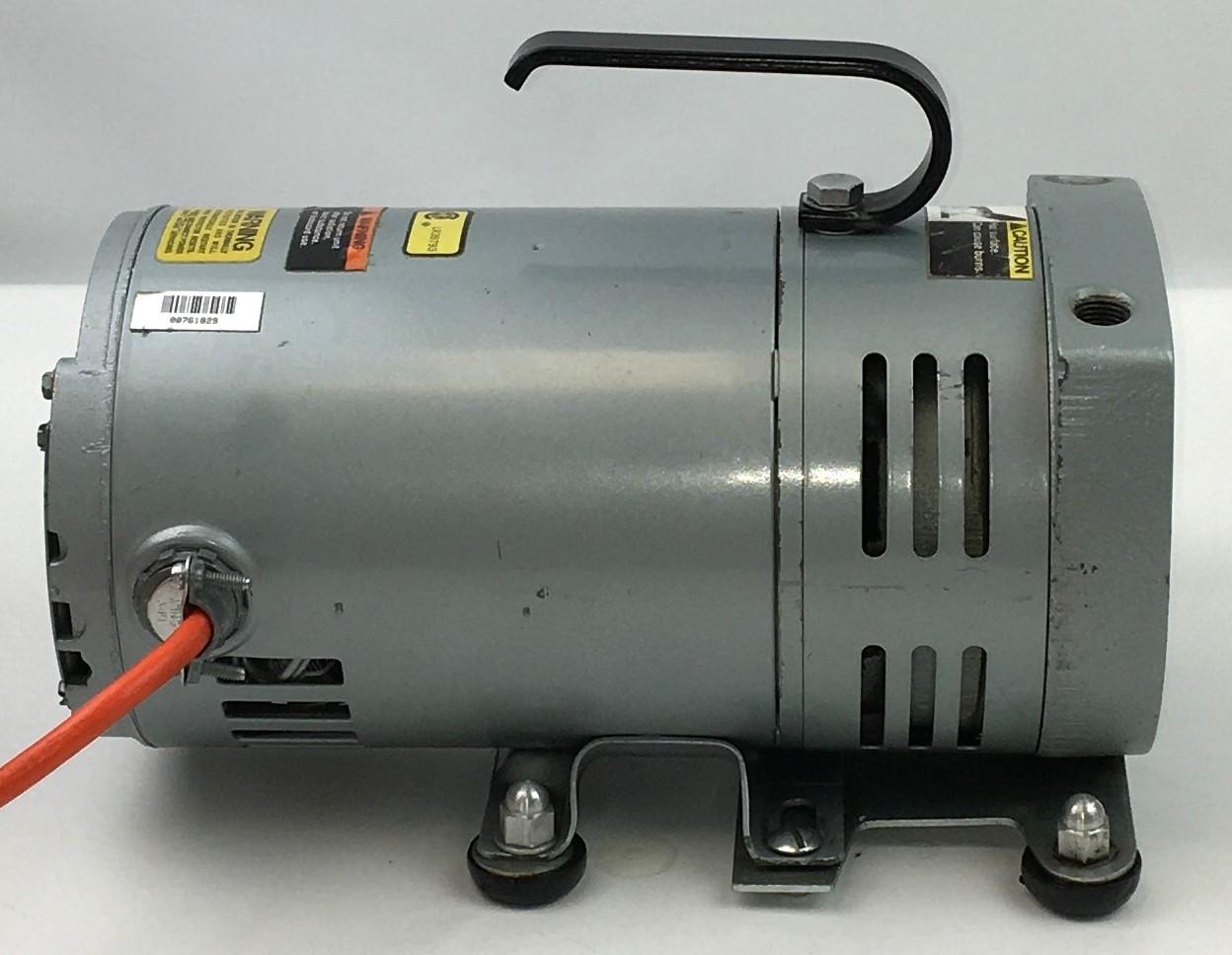 Gast 0323-G582EDX Rotary Vane Vacuum Pump, 5 cfm, 1/3 HP