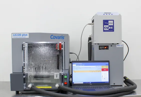 Covaris LE220-Plus Focused Ultrasonicator System for High-Throughput DNA/RNA Sample Processing