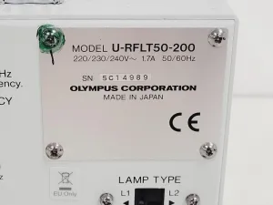 Olympus U-LH50HG 50W HBO Mercury Lamphouse with U-RFLT50 Power Supply Unit, 4 of 11