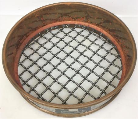 Endecotts 8" Brass Frame Stainless Steel Cloth Sieve Kit (4-piece set)-cover