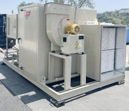 Bry-Air VFB-75 Industrial Rotary Desiccant Dehumidifier 7500 CFM with Heat Reactivation