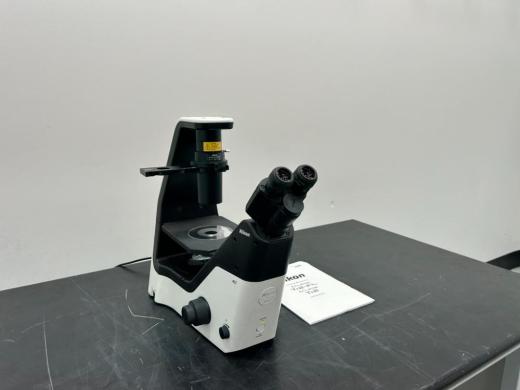 Nikon Eclipse Ts2 Inverted Microscope with Trinocular Head and Nikon Objectives-cover
