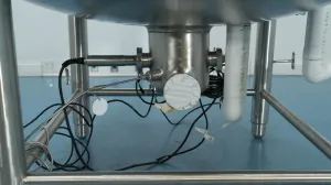 DCI 2000 Liter Stainless Steel Jacketed Microfiltration Hold Tank for Bioprocessing, 3 of 4
