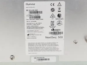 Illumina NextSeq 500 DNA Sequencer for Genomic and Molecular Diagnostics Applications, 11 of 11