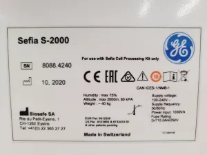 S-2000 Sefia Cell Processing Unit by GE Healthcare / Cytiva, 21 of 22