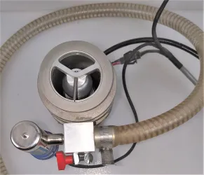 Agilent AX-65 Oil Diffusion Pump with Convectron and Foreline Gauge, 2 of 2