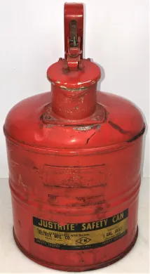 Justrite 10301 Type I Steel Safety Can for Flammables - 4L
