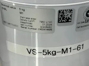 METTLER TOLEDO 5 kg Calibration Weight Set Model 30406482 (Set of 5), 2 of 4