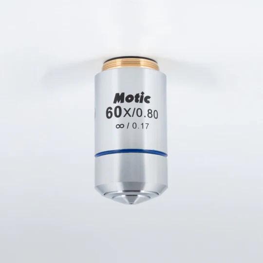 MOTIC EC-H PL 60X/0.80/S Plan Achromatic Infinity-Corrected Objective Lens for BA410E Series