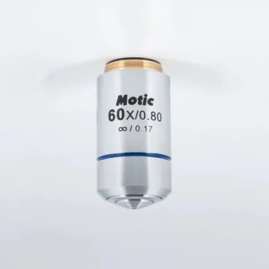 MOTIC EC-H PL 60X/0.80/S Plan Achromatic Infinity-Corrected Objective Lens for BA410E Series