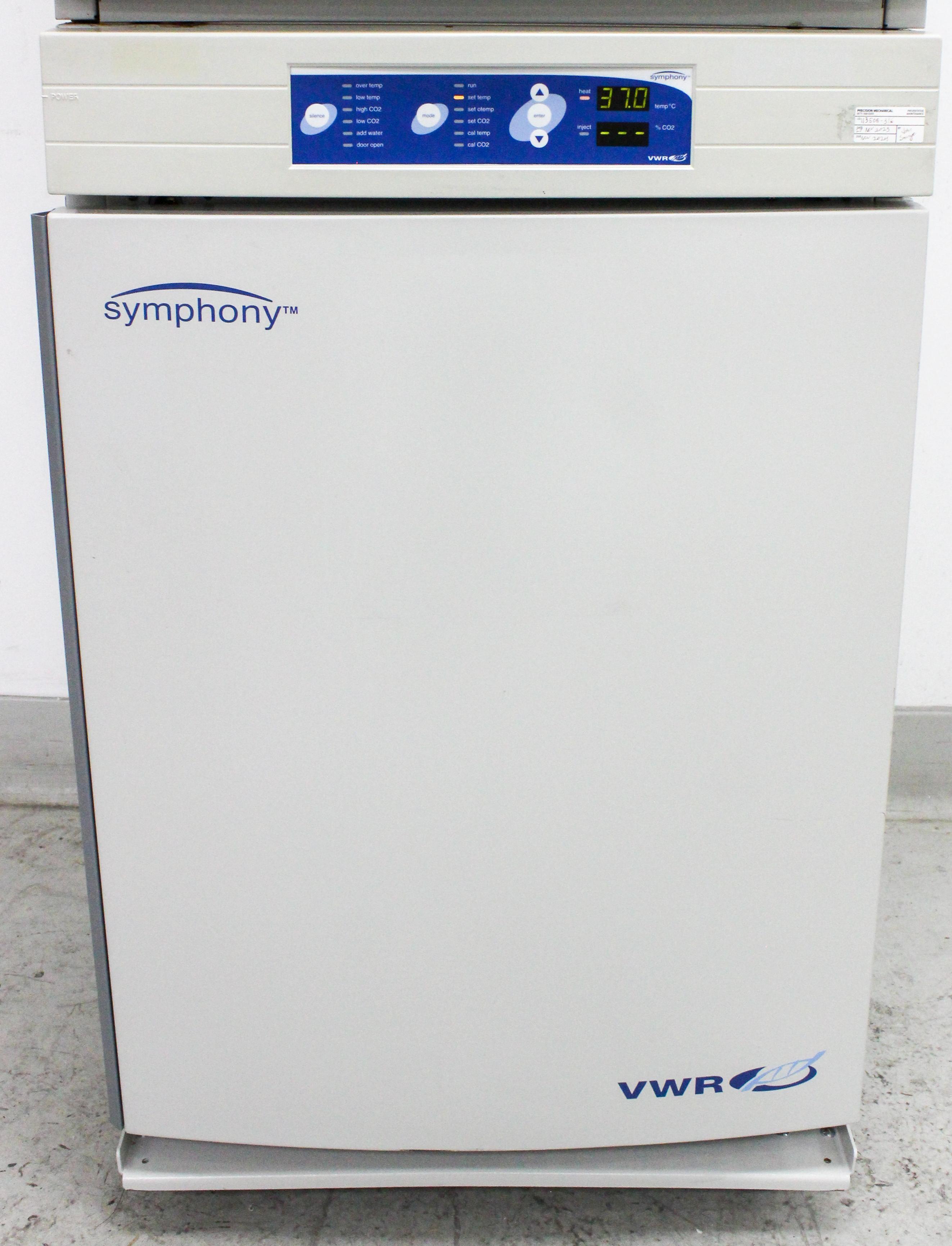 VWR Symphony 3078 CO2 Water Jacketed Incubator 6.5 cu ft Precise Temp & CO2 Control 115V