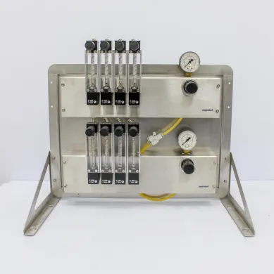 Eppendorf Rotameter Gassing Station DASGIP WRM Four-Channel Bioprocess Gas Flow Controller