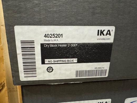 IKA Model 4025201 Dry Block Heater for Precise Sample Temperature Control-cover