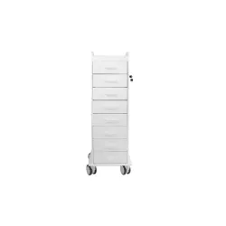 TrippNT TL 6D Mobile Laboratory Cart with Six Locking Drawers and Corrosion-Resistant HDPE Construction, 5 of 9