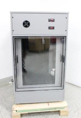 Acoustic Noise Reduction Cabinet for 19" IT Rack Equipment with Thermostat and LCD Monitoring, 120V-cover