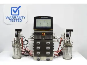 Sartorius Stedim Biostat B Twin Jacketed Autoclavable Benchtop Bioreactor Controller with 2 L Glass Vessels, 1 of 39