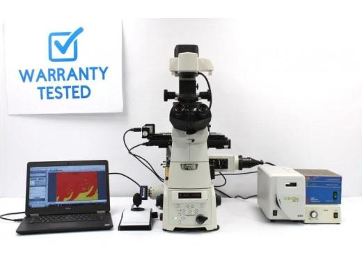 Nikon Eclipse TI-E Inverted Fluorescence Phase Contrast Motorized XY Microscope-cover