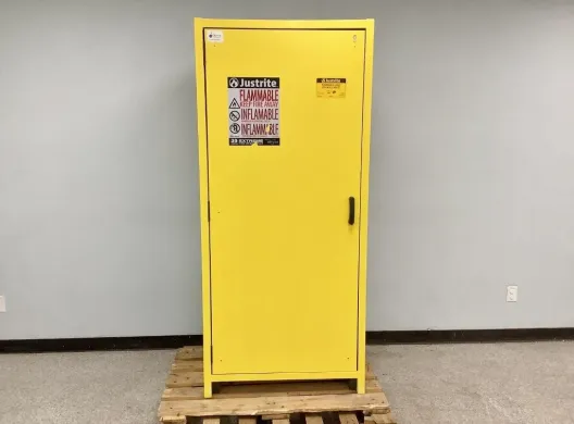 Justrite 30 Gallon Flame-Resistant Flammable Storage Cabinet Model 2025