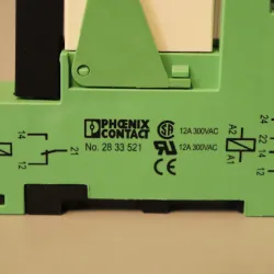 Phoenix Contact 28 33 521 Contact Block and 29 61 312 Electromechanical Relay, 2 of 4